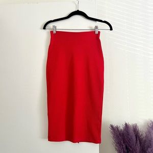 Pencil skirt / red skirt